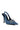 Back View Interlocking Embellished Denim Slingback Stiletto Pump