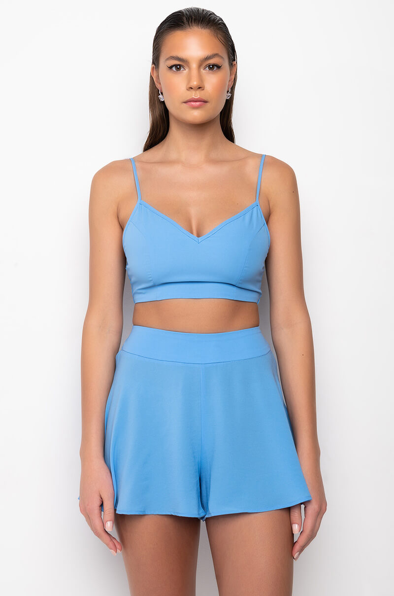 Detail View Into The Heart Crop Top