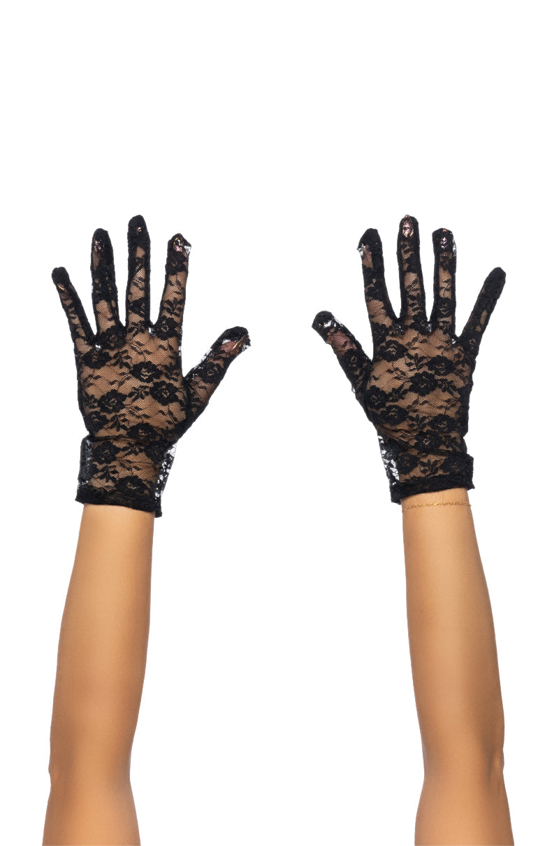 INVITE TO THE PARTY SHORT LACE GLOVES view 0