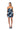 Extra View Isla Bonita Patchwork Denim Strapless Mini Dress