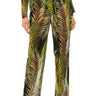 Front View Island Escape Mesh Drawstring Pants