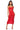 Front View Island Vibes Cutout Tank Maxi Dress In Red