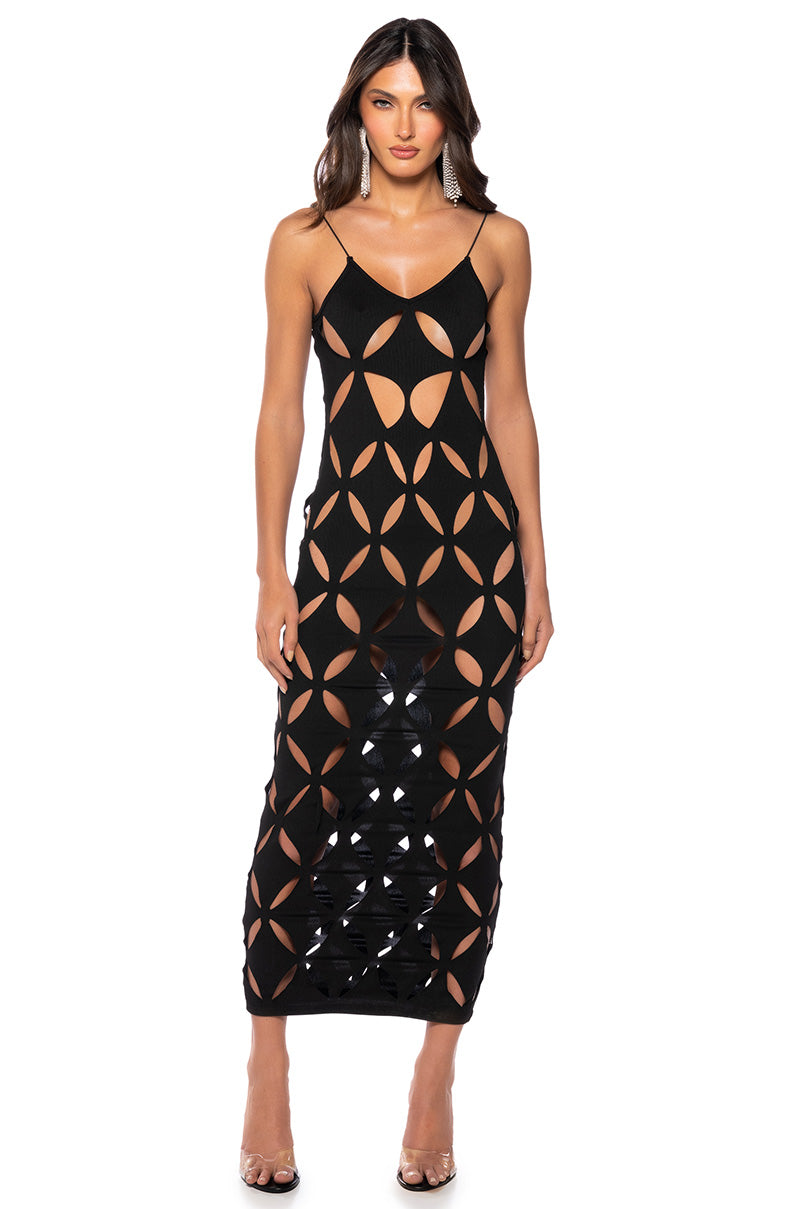 ISLAND VIBES CUTOUT TANK MAXI DRESS view 0