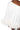 Extra View Isnt It Lovely One Shoulder Feather Hem Mini Dress In White