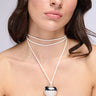 Front View It Girl Heart Necklace