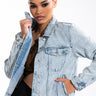 Front View Its A Classic Mid Length Jean Jacket