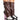 Front View Its A Look Multi Colored Chunky Bootie In Brown