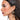 Front View Its A Movie Statement Heart Earrings