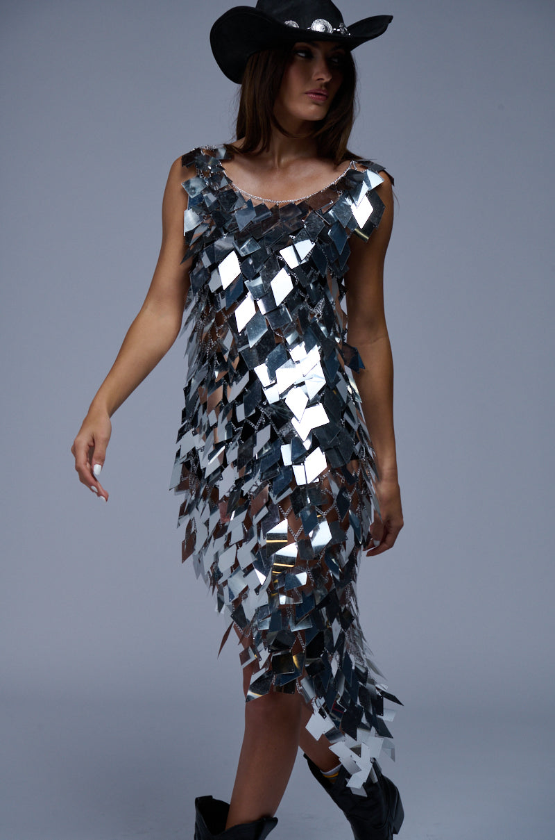 Full View Its A Party Sequin Chain Mini Dress