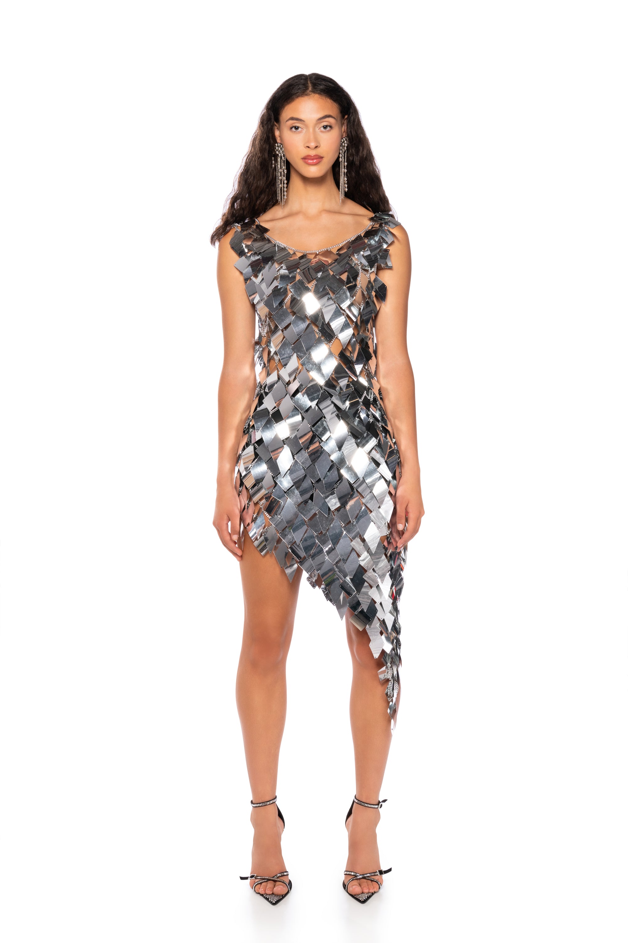 Extra View Its A Party Sequin Chain Mini Dress
