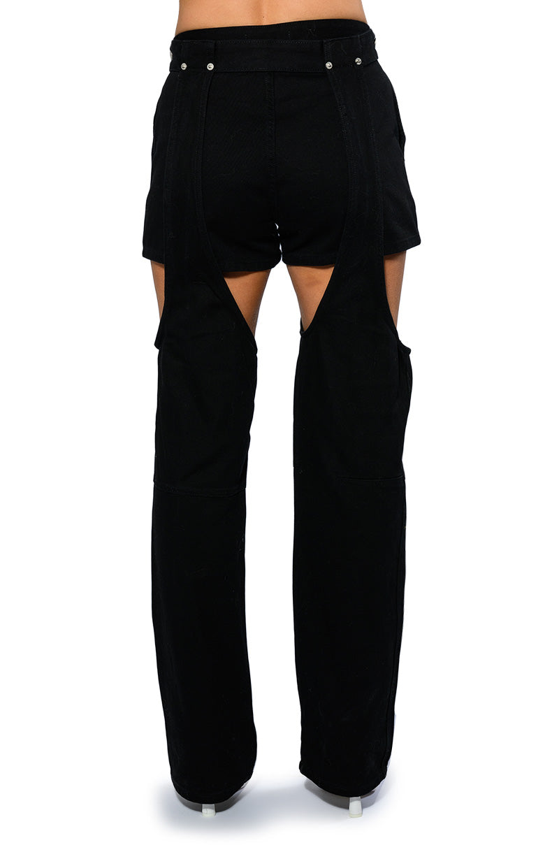 Extra View Its A Vibe Denim Short And Chaps Jean