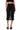 Front View Its A Wrap Macrame Mesh Bodycon Midi Skirt