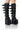 Front View Its Fate Embellished Knee High Buckle Boot In Black