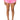 Front View Its Giving Quilted Spring Shorts In Pink