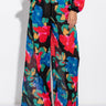 Front View Its Love Sheer Wide Leg Palazzo Pant