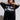 Front View Its My Birthday Sequin Tshirt Dress in Black White