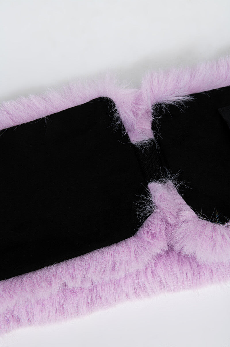 Detail View Its So Fluffy I Could Die Lilac Headband 2