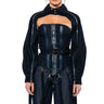 Front View Its The Details For Me Denim Corset And Cropped Jacket