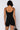 Back View Its Too Easy Snatched Romper in Black