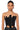 Front View Ivy Patchwork Denim Corset