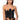 Front View Ivy Patchwork Denim Corset