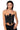 Front View Ivy Patchwork Denim Corset