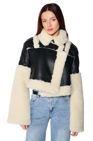 JAGGER SHERPA LINED MOTO JACKET – AKIRA