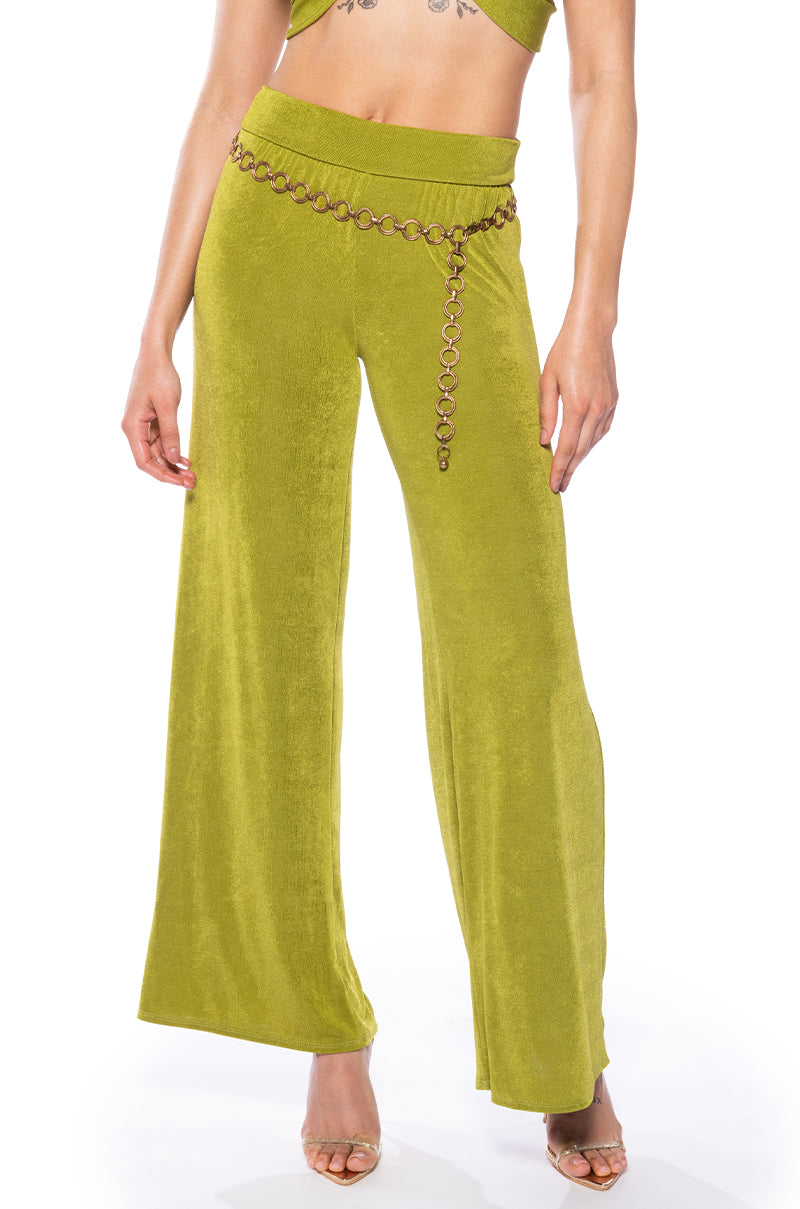 Front View Jasmine Wide Leg Pull On Pant 0