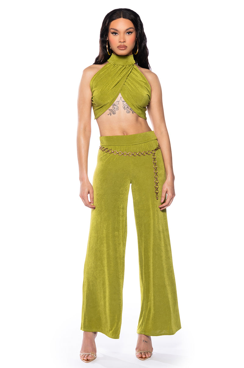 Back View Jasmine Wide Leg Pull On Pant 3