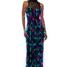 Front View Jazzed Up Feather Maxi Dress