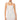 Front View Jenny Classic Scoop Back Romper In Ivory