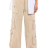 Front View Journee Wide Leg Cargo Pant