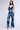 Side View Juliette Weave Two Tone Denim Jumpsuit