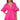 Front View June Pillow Mini Dress In Fuchsia