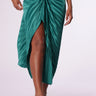 Front View Just A Girl Midi Skirt