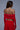 Extra View Just Like Magic Slinky Off The Shoulder Gloved Top In Red