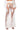 Front View Kai Lace Spring Straight Leg Trouser In White