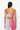 Back View Kappa Womens 222 Pontlanak Tube Top in Pink Multi