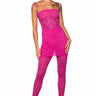 Front View Kara Lace Mini Dress And Tight Set