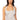 Front View Kaya Double Layer Halter Top In Cream