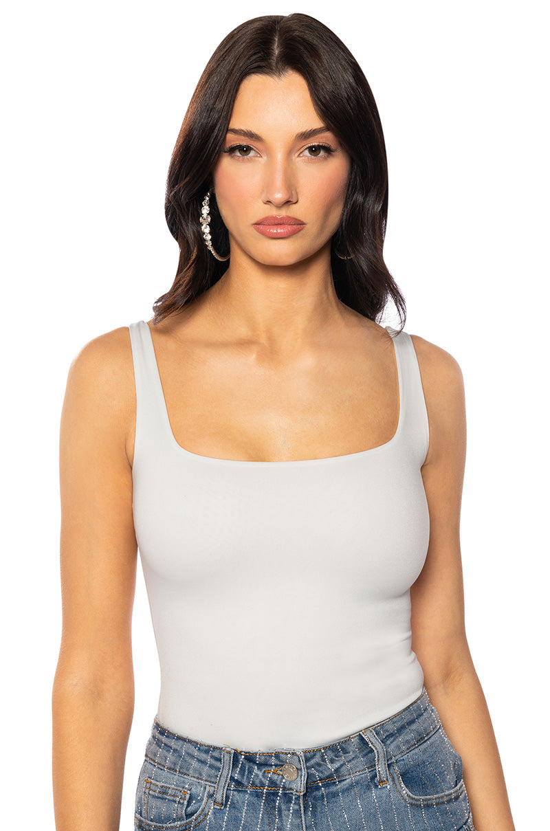 KAYA SQUARE CUT TANK TOP view 0