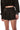 Side View Kaylani Pleated Mini Skirt In Charcoal Grey