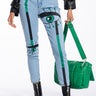 Front View Keep An Eye On Me Painted High Waist Skinny Jeans