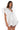 Front View Keep It Simple Baby Doll Ruffle Sleeve Mini Dress