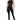 Front View Keep It Simple Faux Leather Funnel Neck Jumpsuit