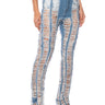 Front View Keep It Together Fully Distressed Straight Jeans