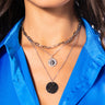 Front View Keep My Circle Small Necklace Set