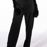 Front View Keep You Waiting High Rise Straight Leg Trouser