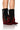 Front View Kiela Embellished Flame Wedge Bootie