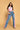  Kiki Riki Best In Show Denim Pants With Tulle in Light Pink